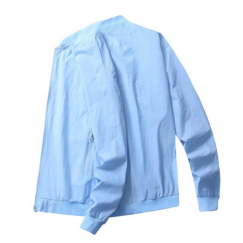 Summer sunscreen men's baseball uniform outer surgery anti -ultraviolet skin clothing ultra -thin and breathable jacket men's clothing sunscreen clothes