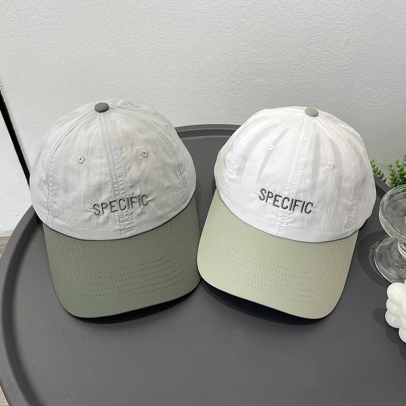 Speed -up fast -drying baseball hat Female spring and summer thin breathable casual versatile outdoor sun sunscreen duck tongue hats