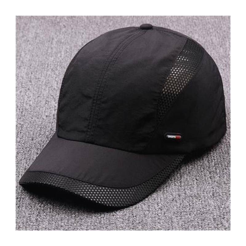 Summer thin sun hat Men's outdoor sports leisure baseball cap Breath short eaves men's peak hat