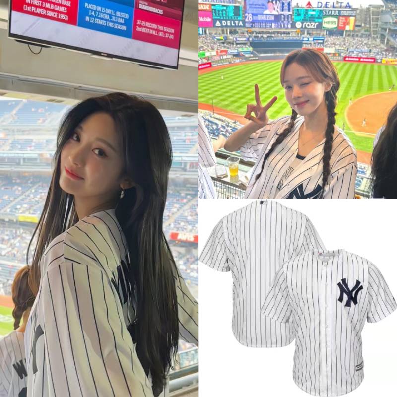 New York yankees adult children's baseball uniform sports short -sleeved parent -child installation T -shirt cardigan