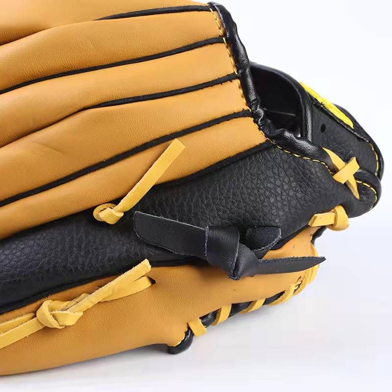 Cold leather baseball gloves two -layer kraft juvenile adult professional outfield defensive gloves to fight baseball gloves durable
