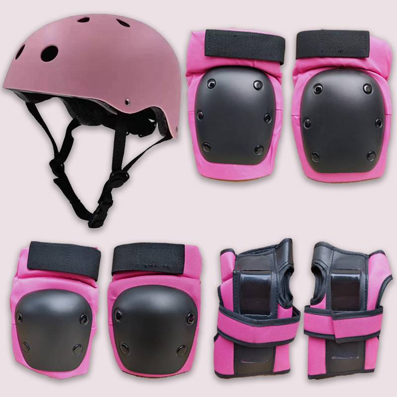 Skateboard skating professional protective helmet suits adult sports anti -fall equipment children's veneer ski elbow cord knee knee care