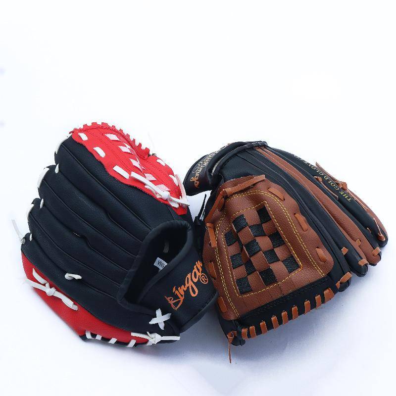 Barball baseball gloves Children adult adolescent training pitcher teenager PU all young ball receipt equipment inside and outside