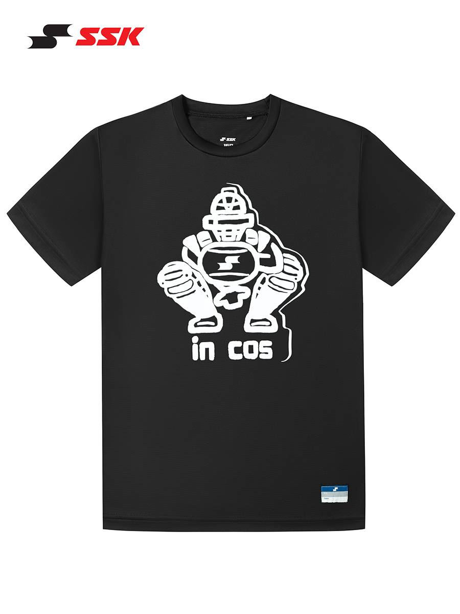 Japan SSK Baseball Team T -shirt Cantonese Culture, Cantonese Culture, Men and Women Adult Children, Bad Light, Light Tube Round Neck Running