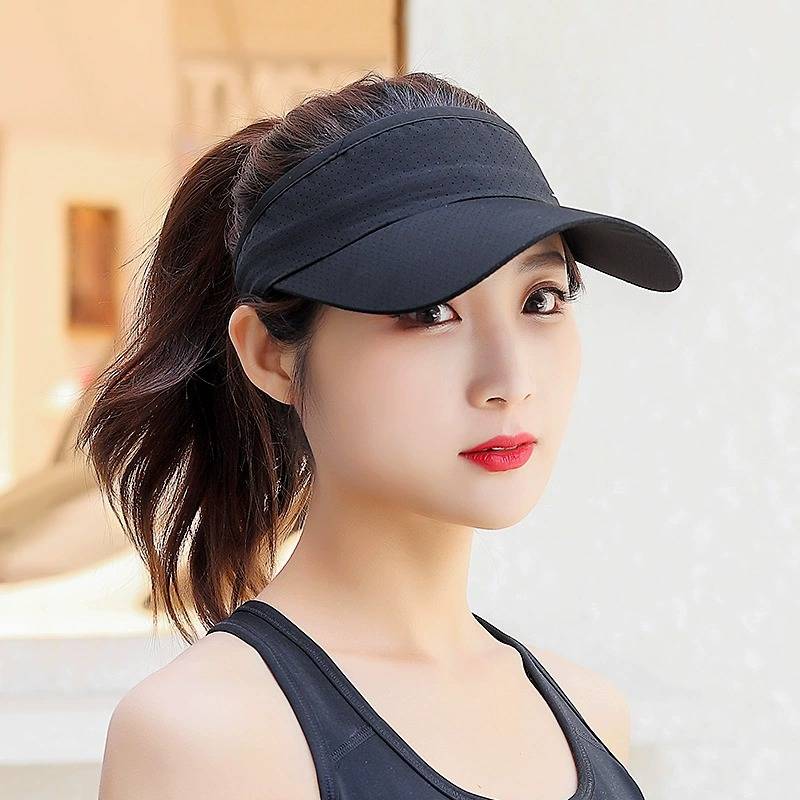 Hat women's sweat absorption fast dry empty top hat professional marathon sports baseball hat shading sunscreen sun hat men