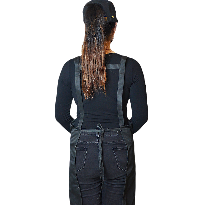 stinky tofu special apron baseball hat can be washed black cotton cloth boutique embroidery sleeveless solid color customization