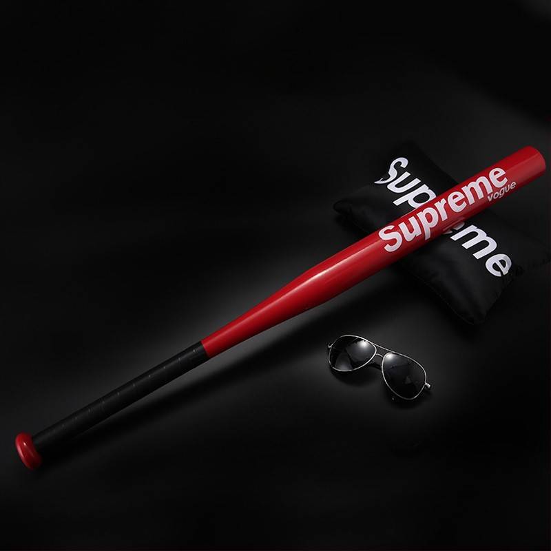 Tide brand SUP alloy steel thick baseball stick men's and women's baseball stick anti -body iron rod base defense weapon