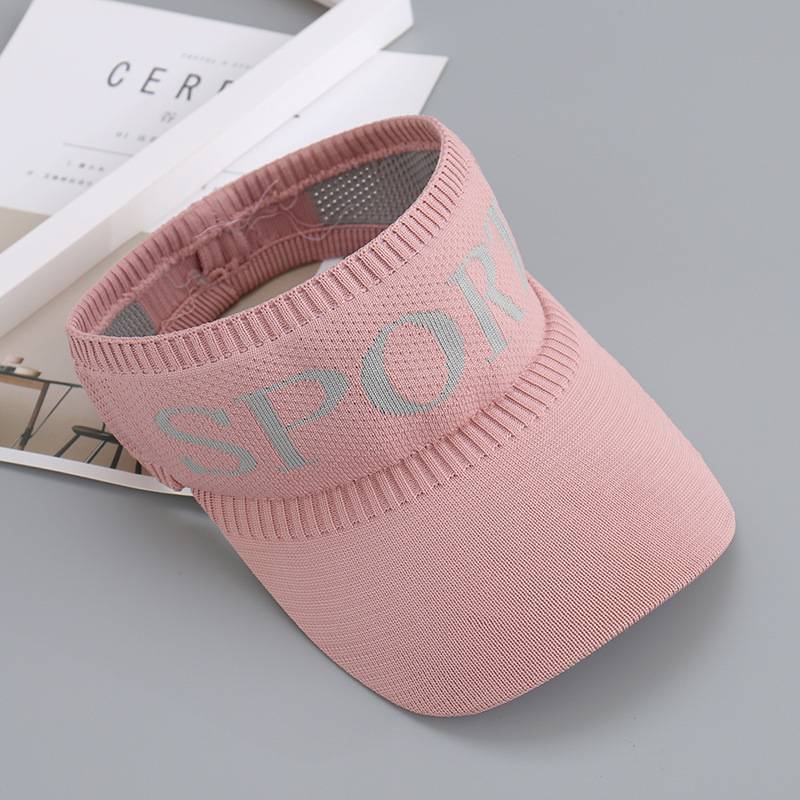 Chunxia net red empty top hat female outdoor sports beach sun hat duck tongue hat sport letter baseball sunscreen hat
