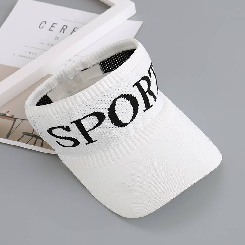 Chunxia net red empty top hat female outdoor sports beach sun hat duck tongue hat sport letter baseball sunscreen hat