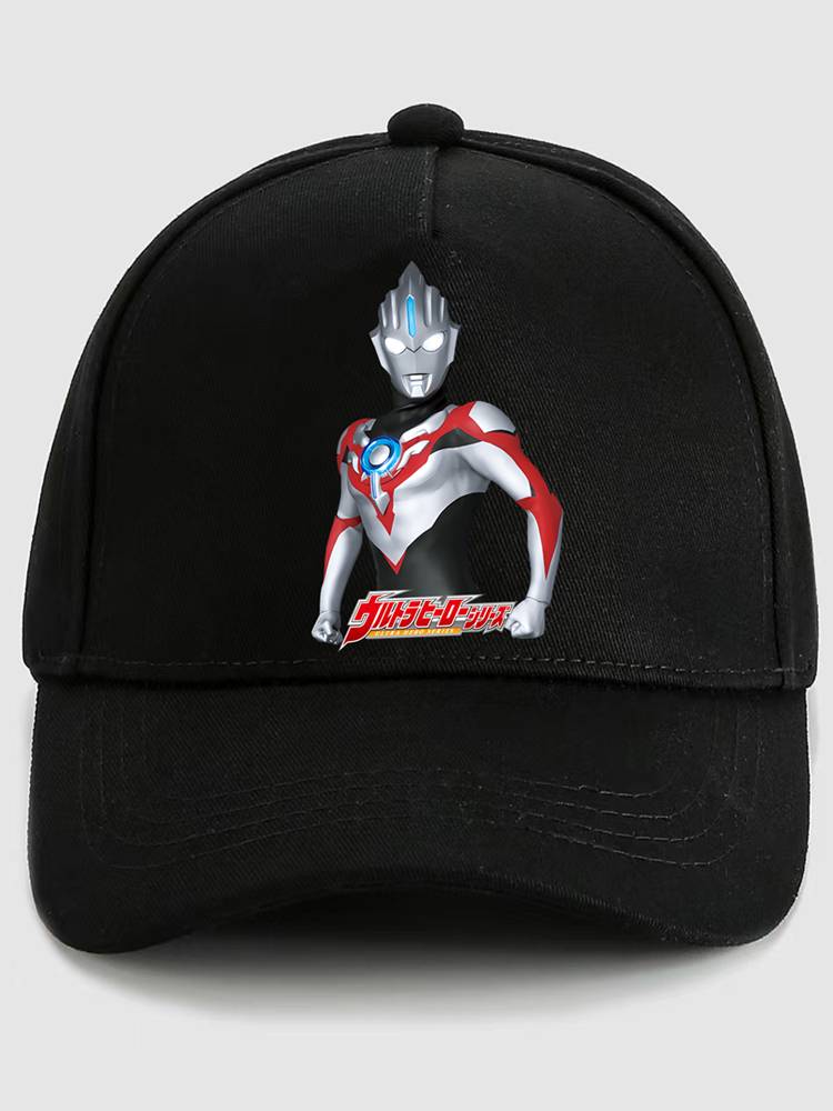 Children's peaked hats Boys Spring and Autumn Smooth sunscreen hats Winter baby boy casual baseball hat Ultraman