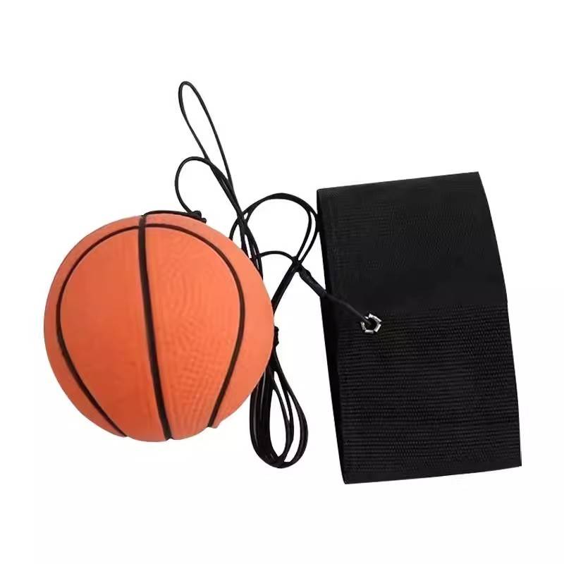 Wrist elastic ball with rope -style children's rubber bouncing ball jumping ball ball springs spring ball little toys boys