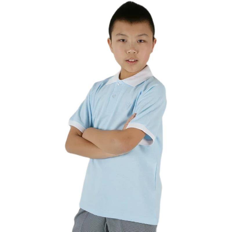 School uniform Beijing Haidian District Experimental Primary School Summer Baseball Baseball Autumn Pine Baseball Pants Men's Women and Women Short Sleeve Shorts