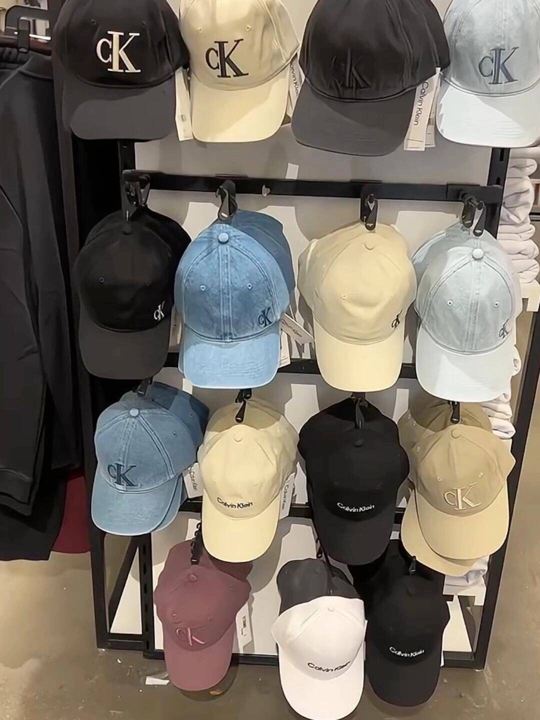 Genuine CK hat Jennle, the same sunscreen sunscreen, duck tongue cap embroidery trend wild couple denim baseball cap