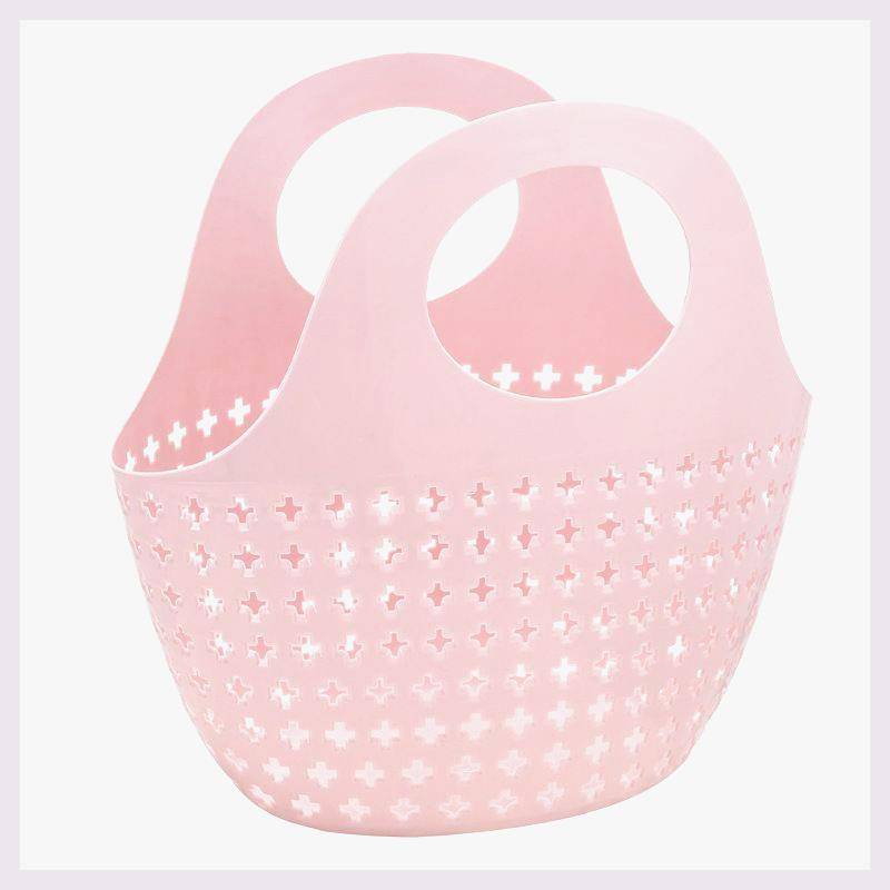 Bath Basket Basin Nordic Pink Bath Basket