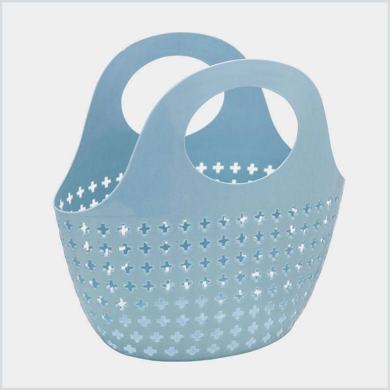 Bath Basket Basin Nordic Blue Bath Basket