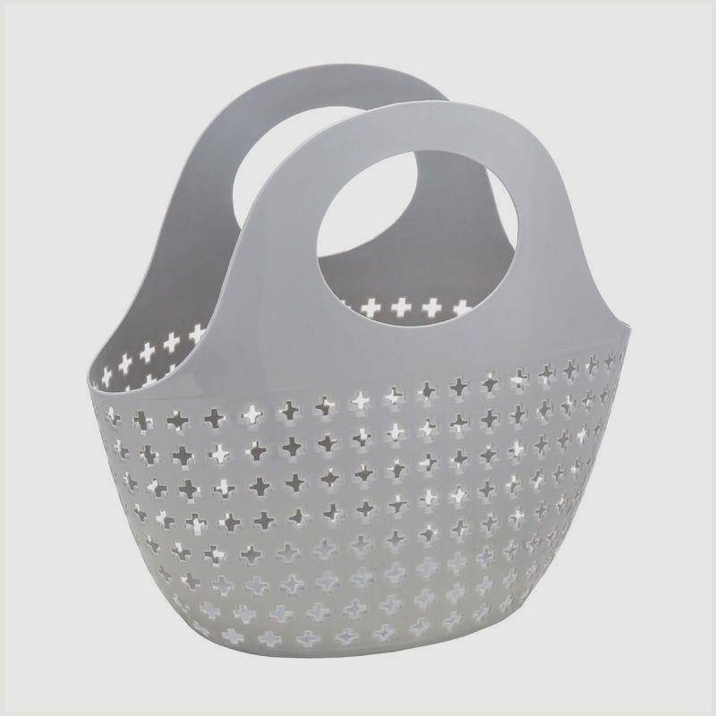 Bath Basket Basin Nordic Gray Bath Basket