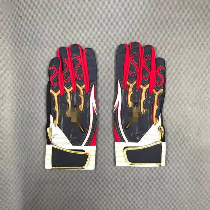 Exit Japanese professional baseball strike gloves lambskin adult white blue red hidden blue color