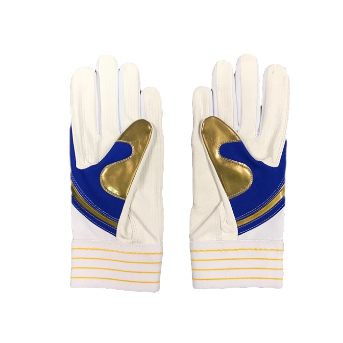 Exit Japanese professional baseball strike gloves lambskin adult white blue red hidden blue color
