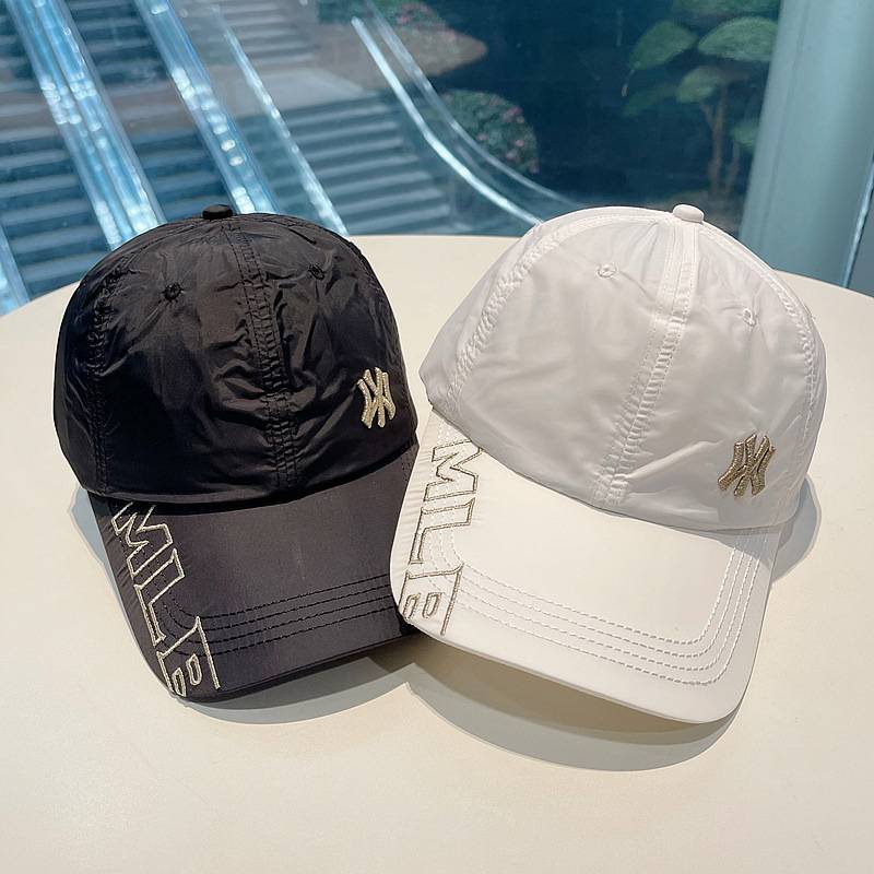 NY quick -drying and breathable embroidered baseball hat Men and women in spring and summer outdoor soft top sports tennis hats