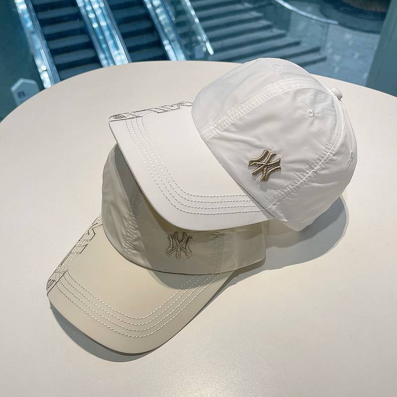 NY quick -drying and breathable embroidered baseball hat Men and women in spring and summer outdoor soft top sports tennis hats