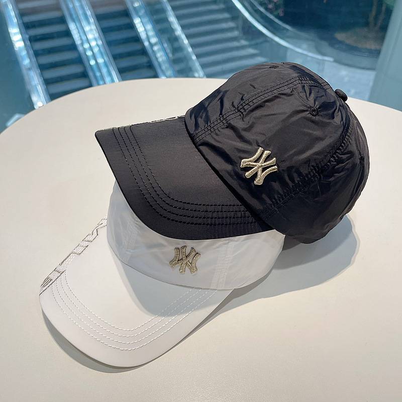 NY quick -drying and breathable embroidered baseball hat Men and women in spring and summer outdoor soft top sports tennis hats