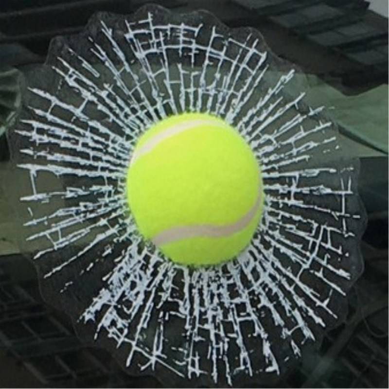 3D three -dimensional personality funny creative car supplies Patch back windows back windshield modified baseball tennis stickers