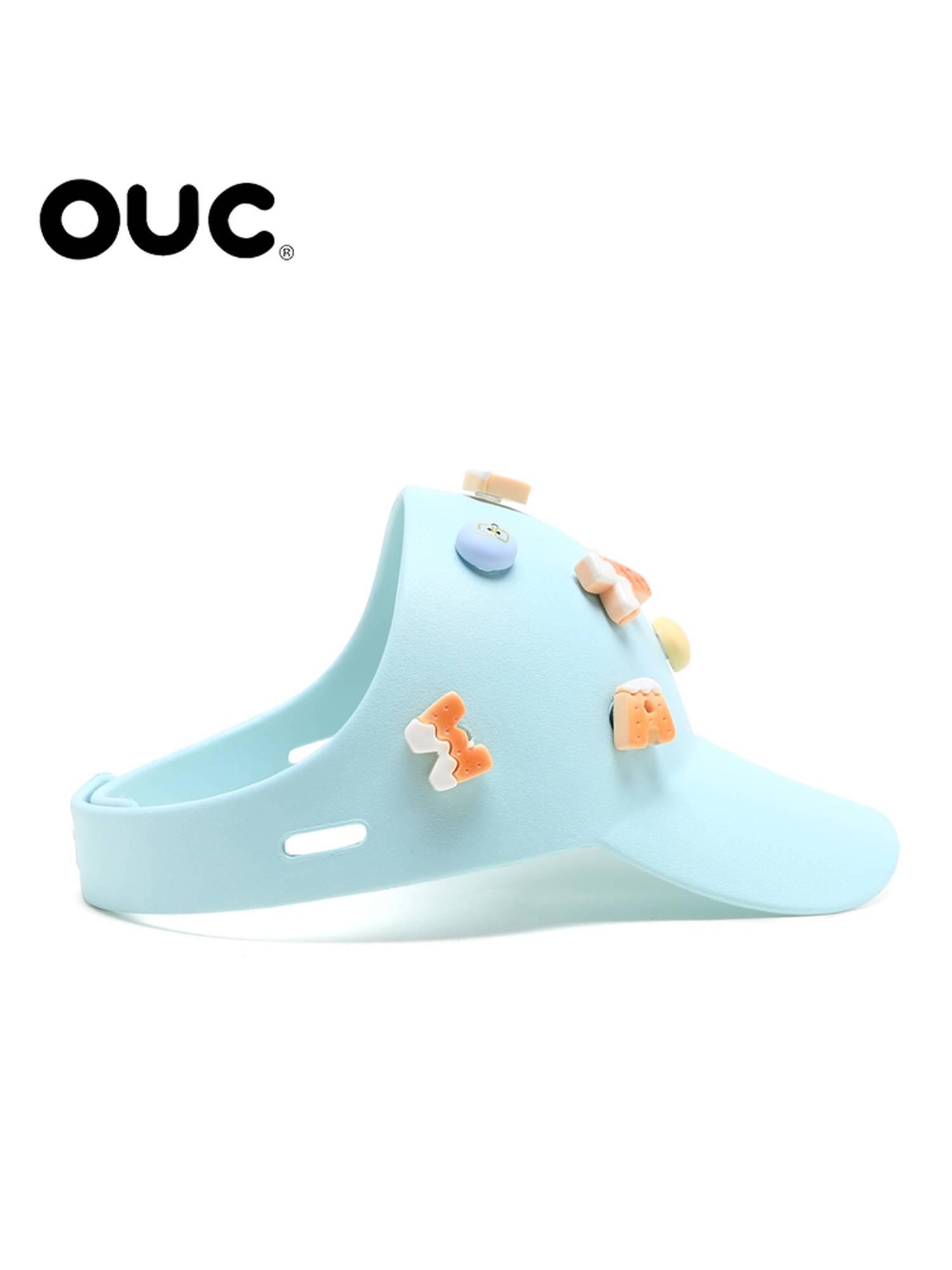 Ouc tide brand baseball cap letter free DIY fashion peaked caps summer new air -breathable cava women