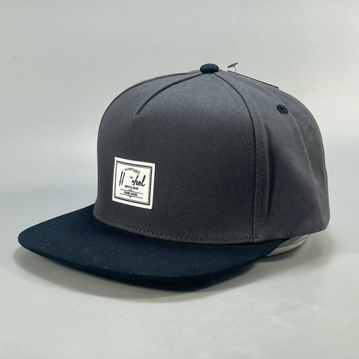 Rare niche Australian HS flat -edge hat Old school hard top wide -eave hip hip -hop hip -hop rap sheet