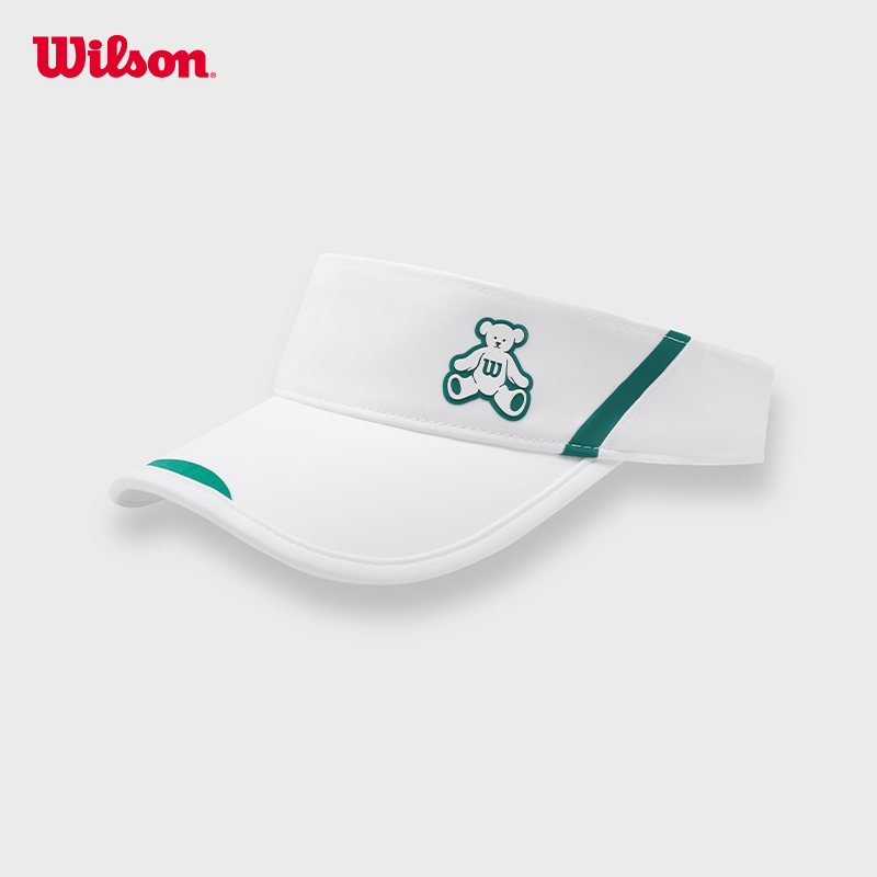 Wilson Wilsheng 24 spring and summer new bears LOGO sports breathable sunshade tennis cap is not top with top