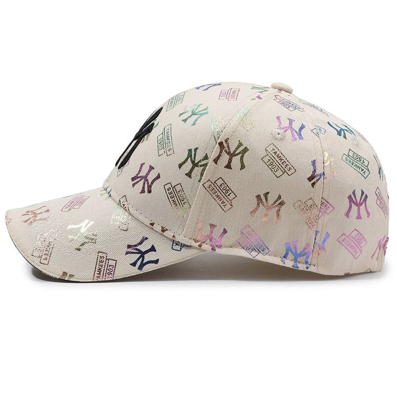 Show face small baseball cap Female casual sun hat, hard -top male sun hat, original non -mlb non -foreign hats deepen