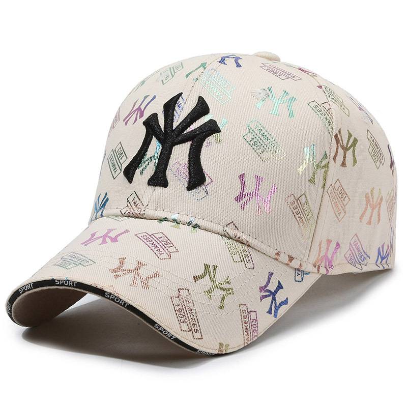 Show face small baseball cap Female casual sun hat, hard -top male sun hat, original non -mlb non -foreign hats deepen