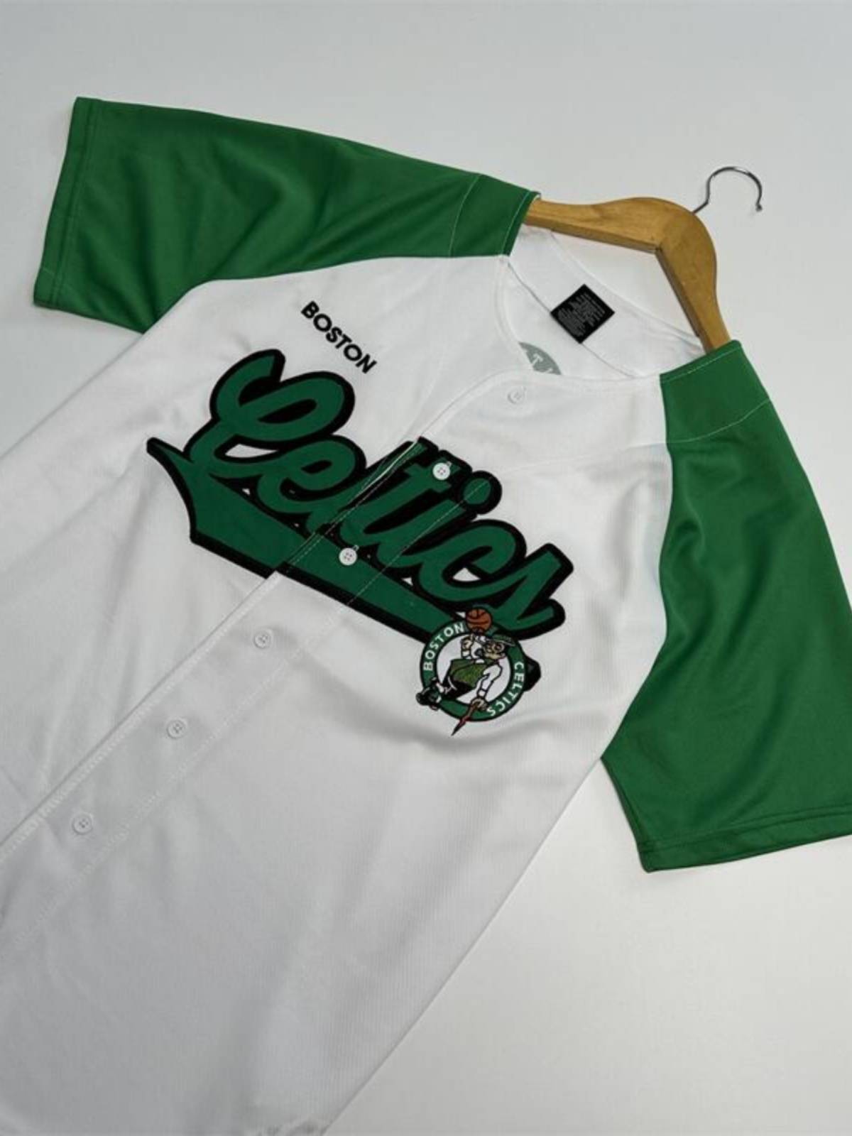 2024 New American Basketball Men's Baseball Baseball Cassacine Mandarin Embroidery Team Standard Sleeve Sleeve Color Large size T