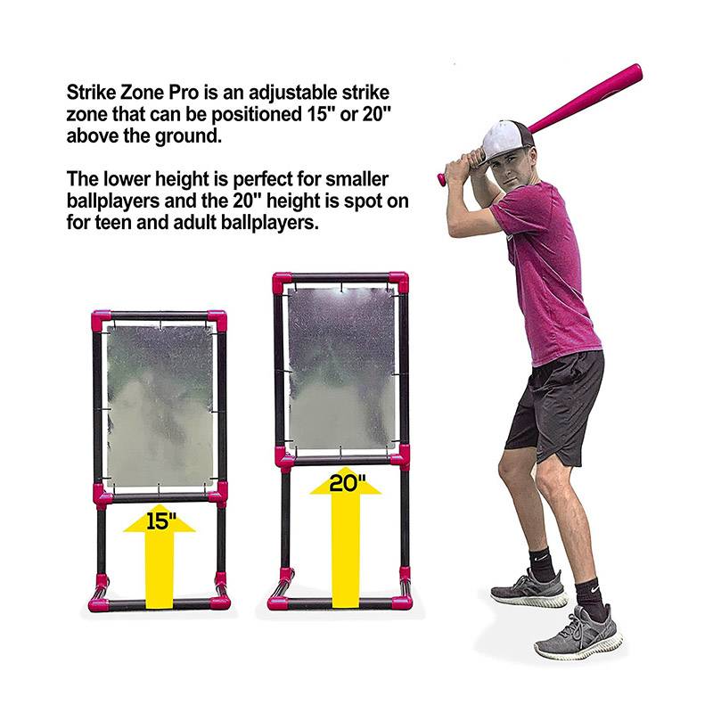 Portable baseball pomooline pitch pitcher pitching training assault area good ball tape exercise box equipment