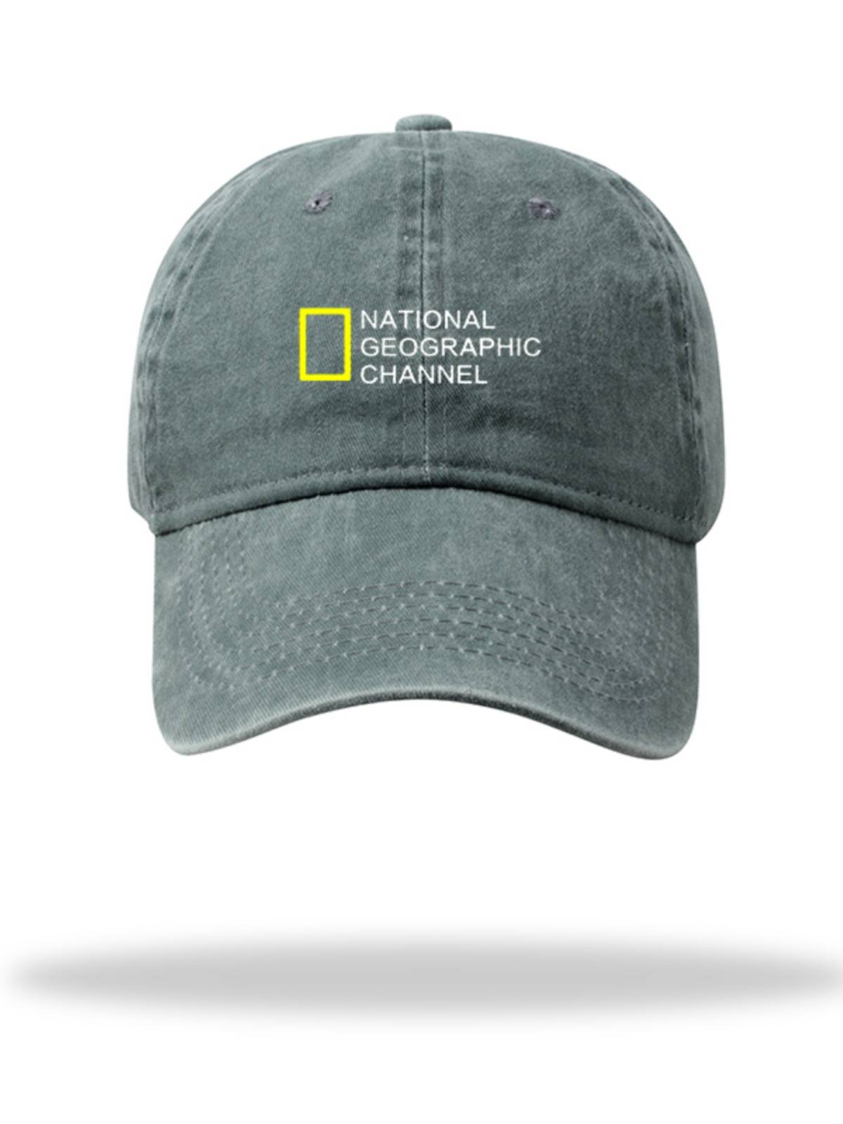 National Association Camera Geographical Baseball Geographical Photography Inch Hat Channel Hat Explorest Men and Women Travel Personal Hat
