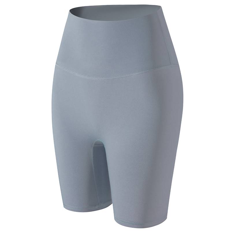 Shooting without embarrassing line yoga short pants female professional running tight three -pointer high -waist fitness breathable motion mid pants summer