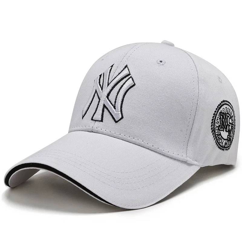 New baseball cap, hard -top embroidered men's and women's sun hat sandwiches outdoor sports cap fashionable youth peak hat