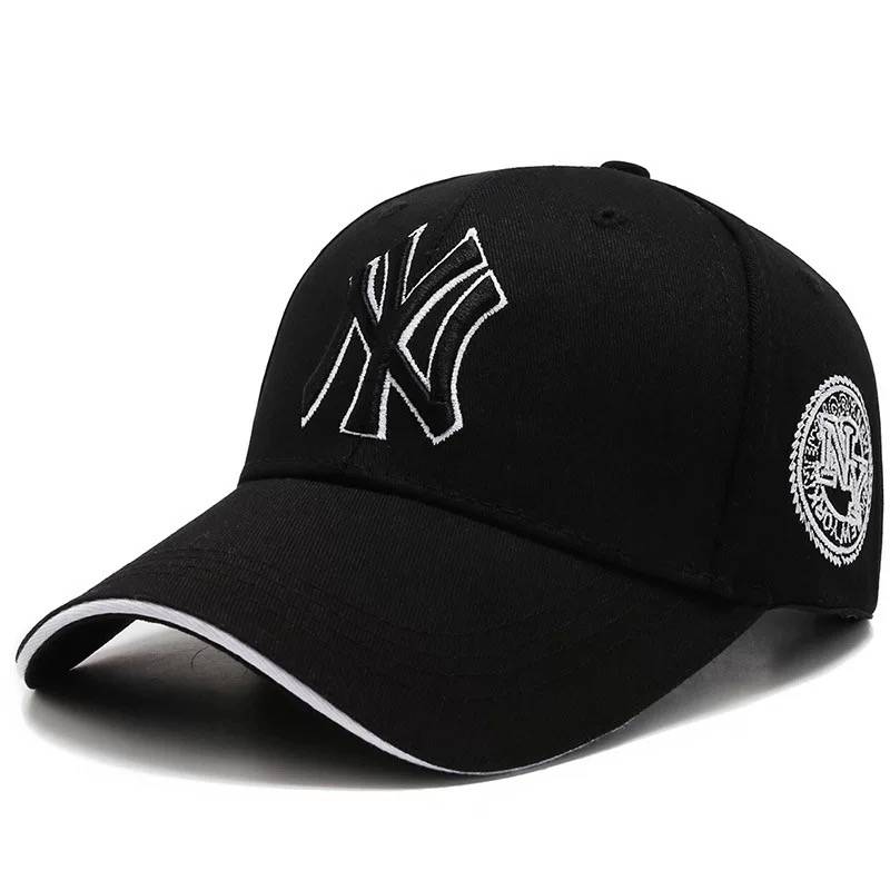 New baseball cap, hard -top embroidered men's and women's sun hat sandwiches outdoor sports cap fashionable youth peak hat