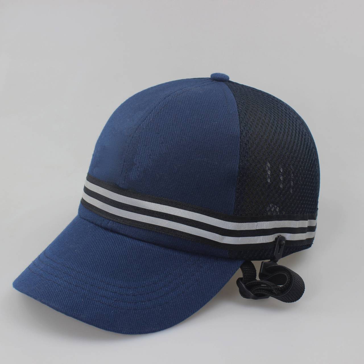 Deep Blue Summer Grid Grid Railway Hat Hatless Hat Based