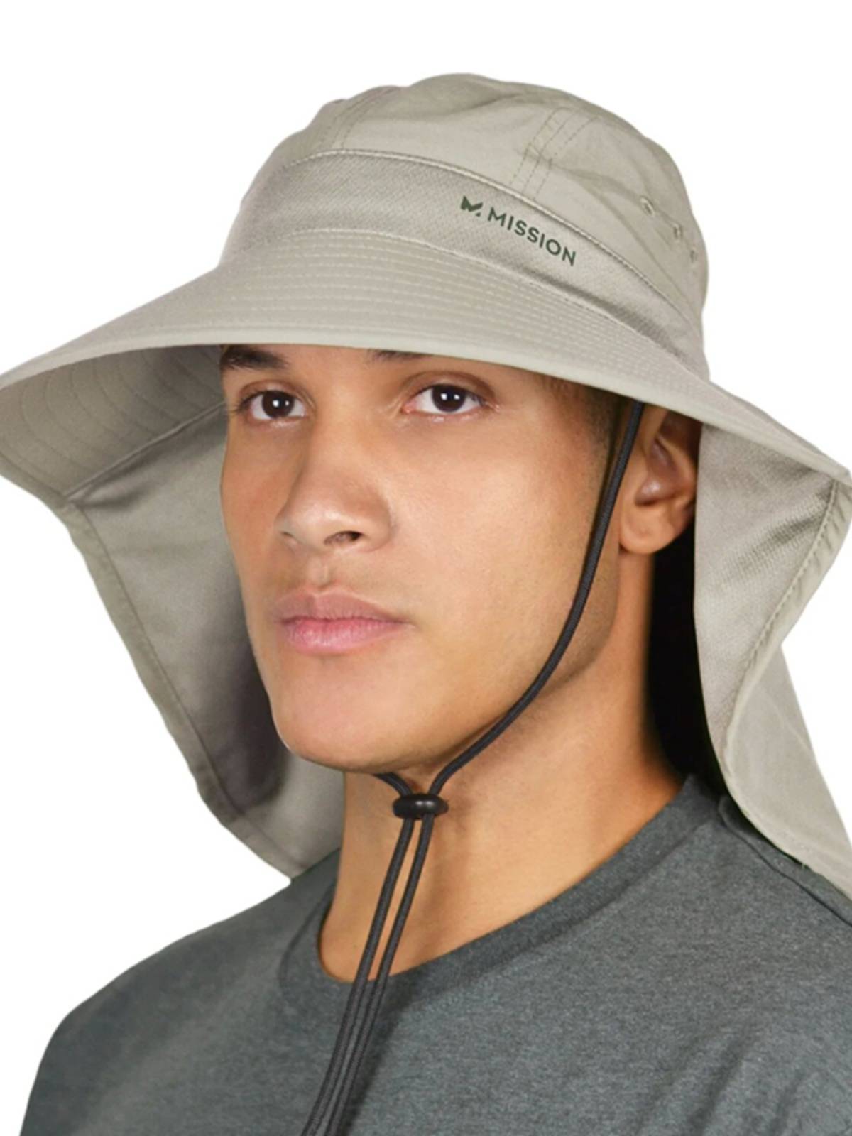 Multi -direction to protect the US single neutral lightweight, breathable, cold, cold anti -ultraviolet outdoor migration travel wide brim hat