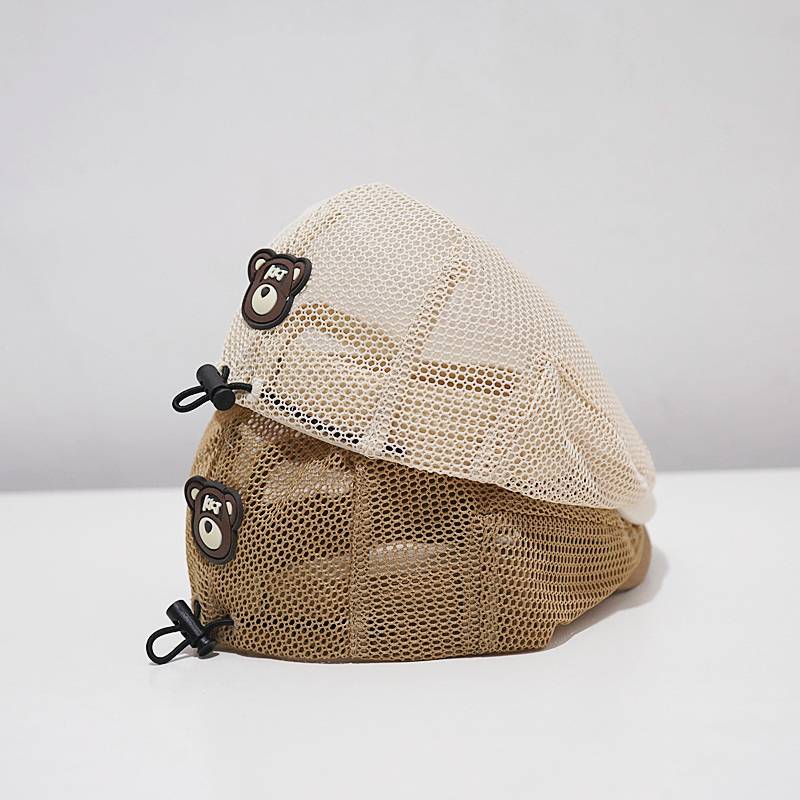 Full network breathable peaked cap, boy Breda hat, children's baseball hat summer shade baby sunscreen hats
