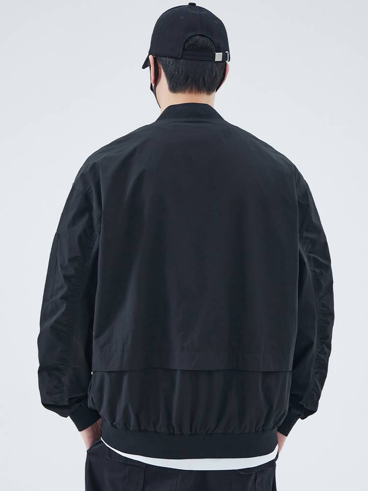 Baseball jacket Men's spring and autumn 2024 new tide loose casual pilot jacket thin summer workers