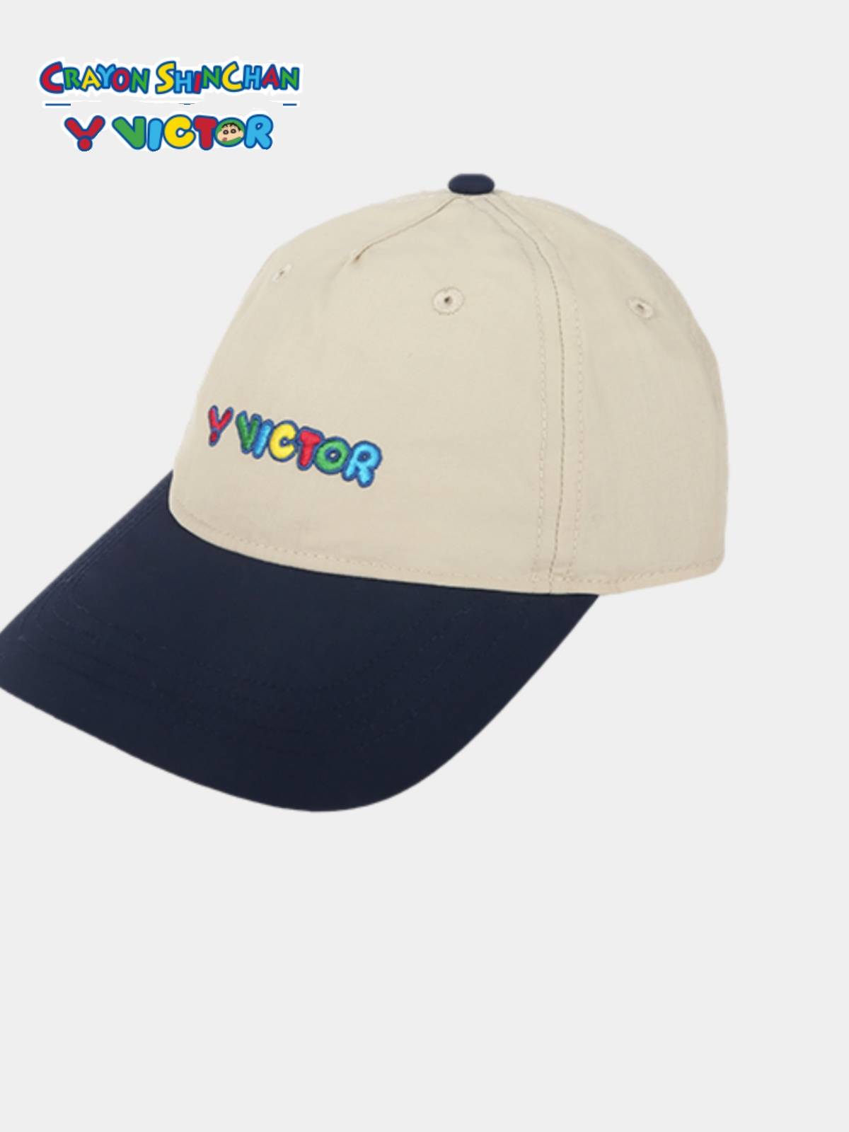 Victor Victory Crayon Shin -new Locked Series Men and Women Mashful Hat Baseball Badminton Hat