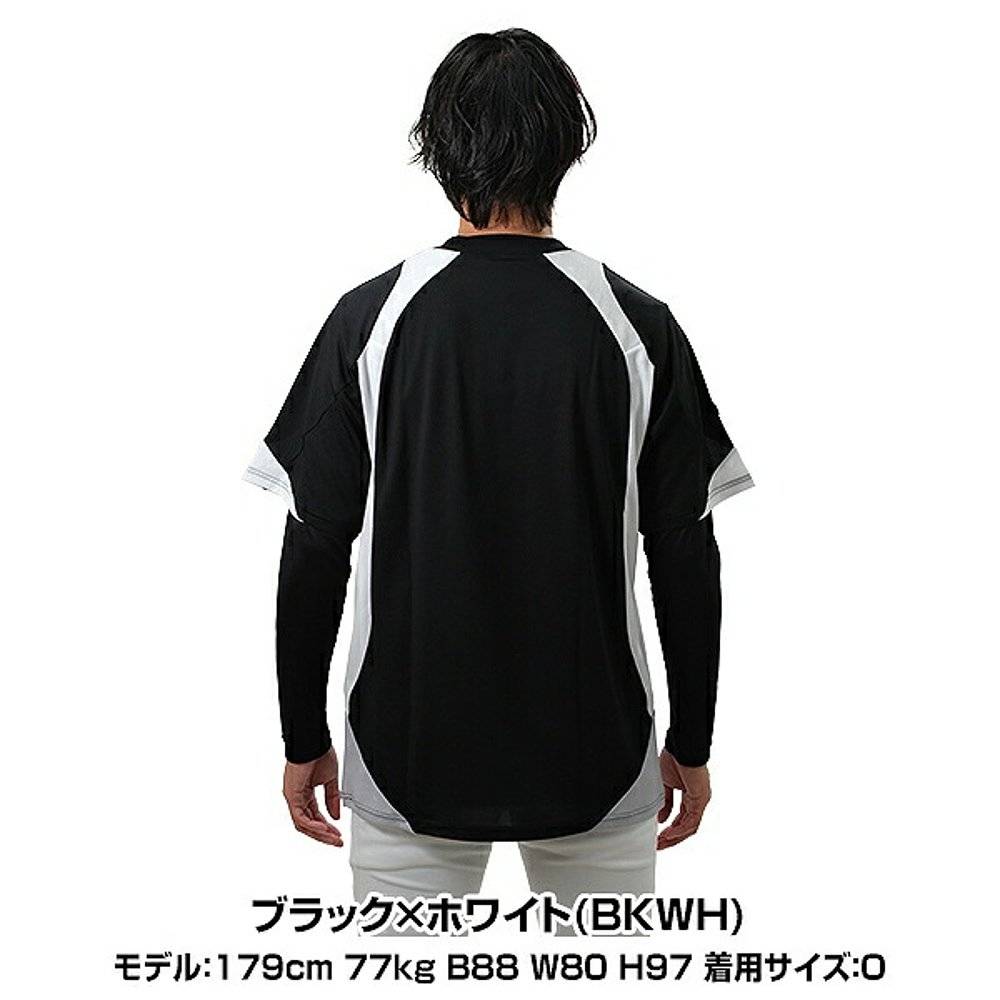 Japanese direct mail baseball baseball shirt men's descente T -shirt basic shirt professional model network
