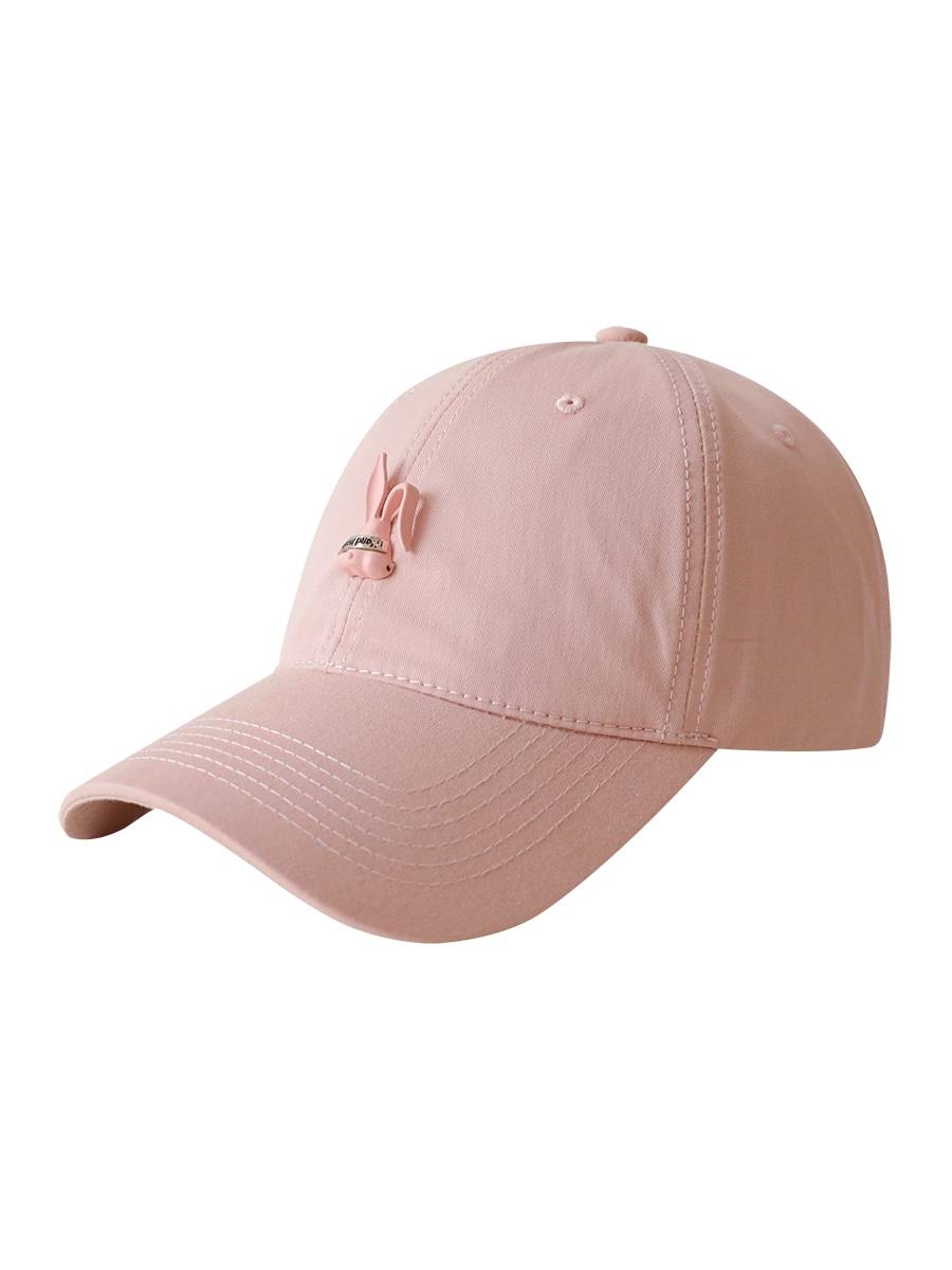 Winnie lee sunscreen caps simple personality bending cornice hat sweet hot girl pink soft girl baseball cap men and women