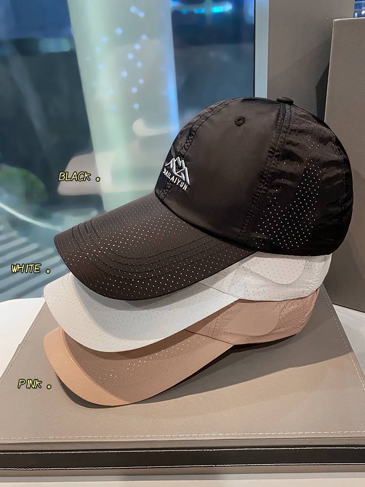 Summer fast -drying baseball hats men and women Korean fashion outdoor sports peaked peaked cap
