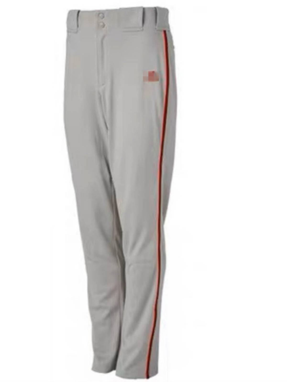 American baseball pants baseball pants professional straight trousers white gray striped adult children and adolescents