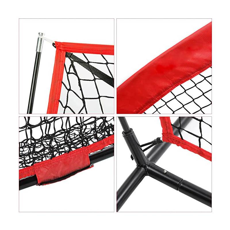 Portable baseball network single -person combat training flat mesh outdoor group building sports baseball team pitching network