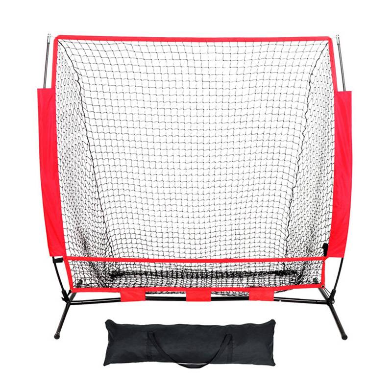 Portable baseball network single -person combat training flat mesh outdoor group building sports baseball team pitching network