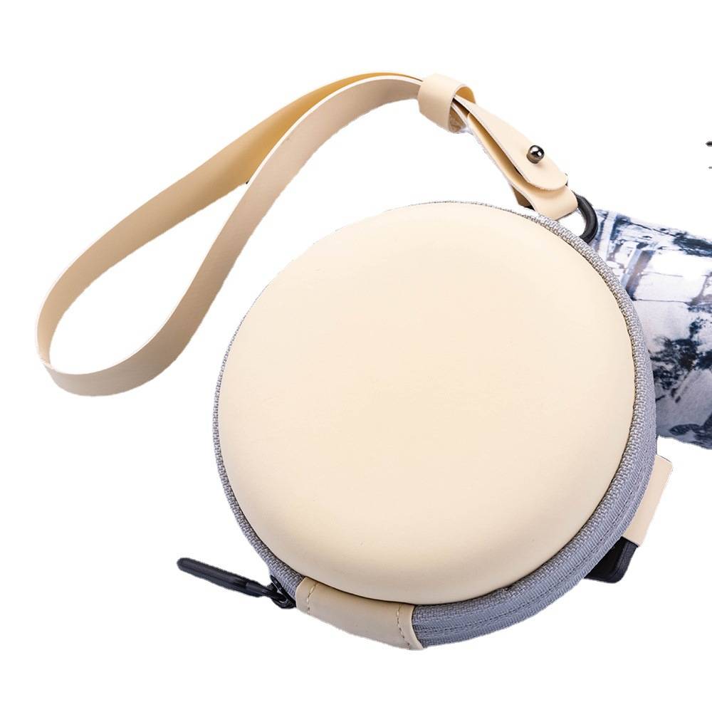 Folding glasses box Female banana under the same high -quality portable storage bag round zipper sunglasses sunglasses bag