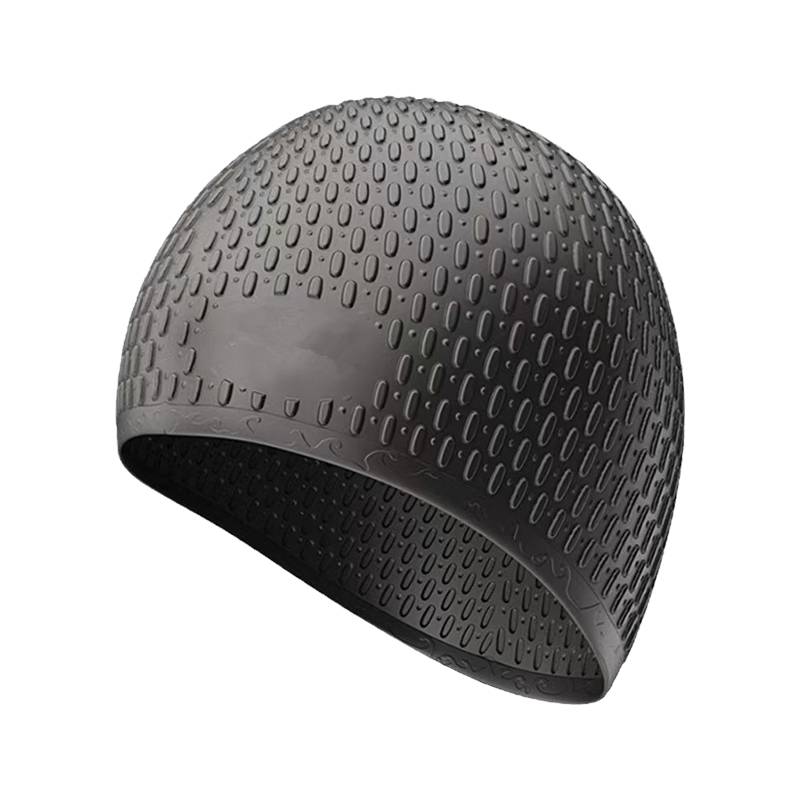 Swimming hat Men and women, increase silicone Bulit head 2024 new waterproof ear -specific ears, adult water droplets long hair